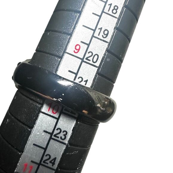 Akkad Bold Blue Crystal Statement Ring - Picture 11 of 11